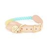 Luxe Royal Leather Dog Collar with Durable Brass O-Ring-3